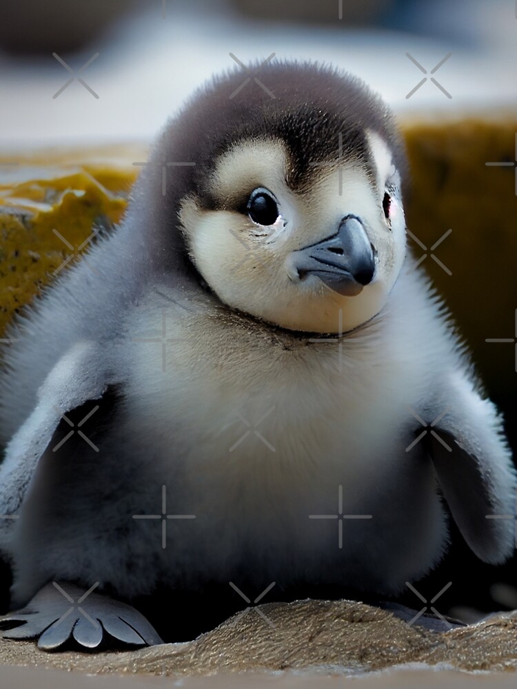 Aperçu 5 sur 5. Robe trapèze avec l'œuvre Happy Cute Little Baby Penguin Relaxing Digital Painting créée et vendue par CodeAndColors.