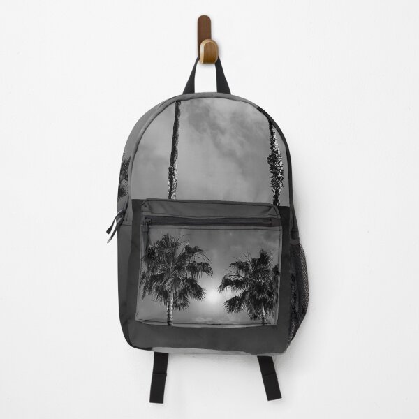 Item preview, Barcelona beach palm trees in black and white designed and sold by Simone Davino.