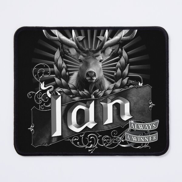 Item preview, Old-Timey Deer/Buck Label with Ian on it: A Vintage-Inspired Piece of Badassery designed and sold by PlaTolstoy.