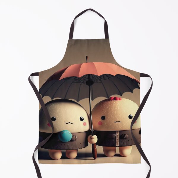 Item preview, Cute anime couple holding an umbrella designed and sold by GoBeyondChannel.