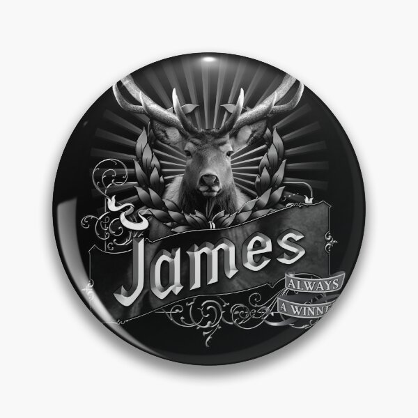 Item preview, Old-Timey Deer/Buck Label with James on it: A Vintage-Inspired Piece of Badassery designed and sold by PlaTolstoy.