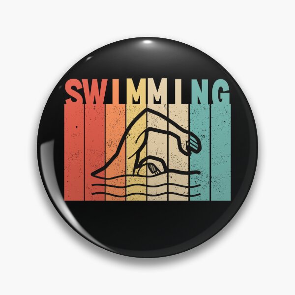 Item preview, Retro Swimming, Vintage Swimming designed and sold by LaughingHorseCo.