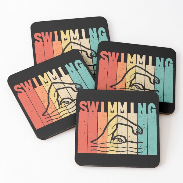 Item preview, Retro Swimming, Vintage Swimming designed and sold by LaughingHorseCo.