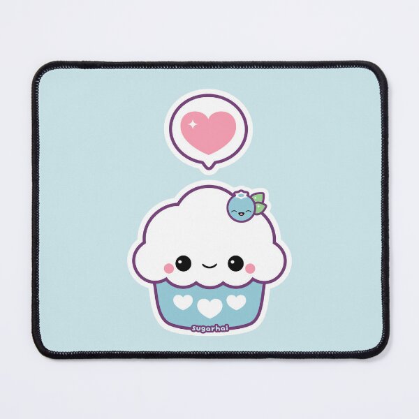 Cute Blueberry Cupcake Sticker for Sale by sugarhai  Cute laptop stickers,  Cute cupcake drawing, Cute panda wallpaper