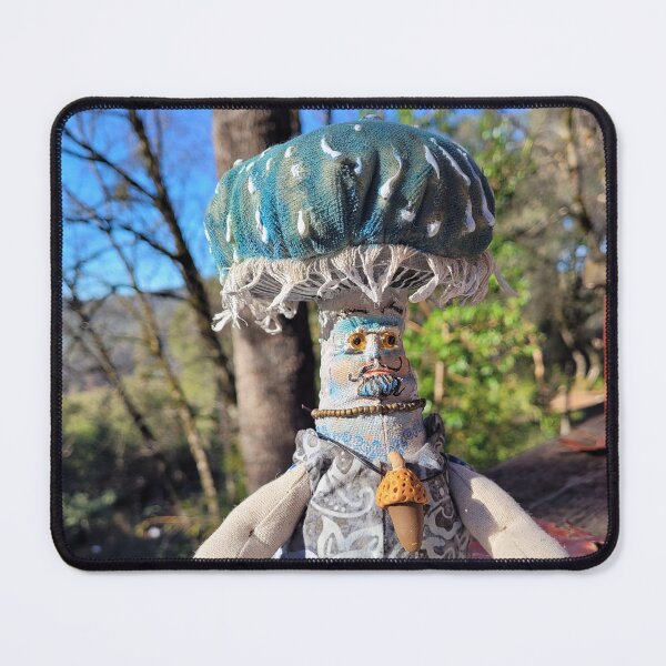 Aperçu de l'œuvre Copain de champignon rond bleu créée et vendue par Boni Woodland.