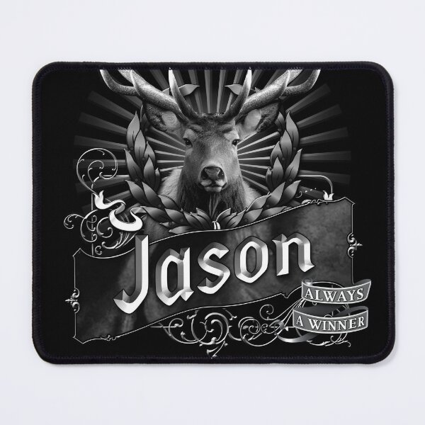 Item preview, Old-Timey Deer/Buck Label with Jason on it: A Vintage-Inspired Piece of Badassery designed and sold by PlaTolstoy.