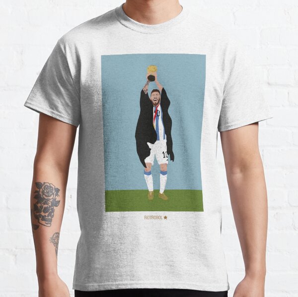 Vista previa del artículo con la obra «Campeón del mundo», diseñado y vendido por retrobol.