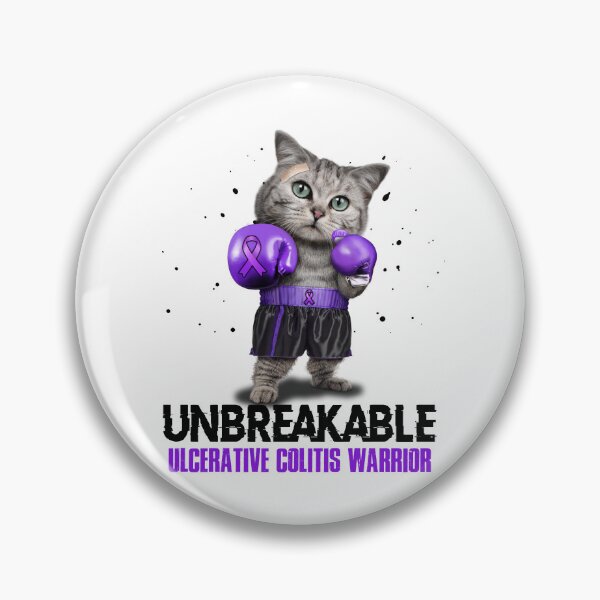 Item preview, Ulcerative Colitis Warrior - UNBREAKABLE - Ulcerative Colitis Ribbon designed and sold by EdithShop59.