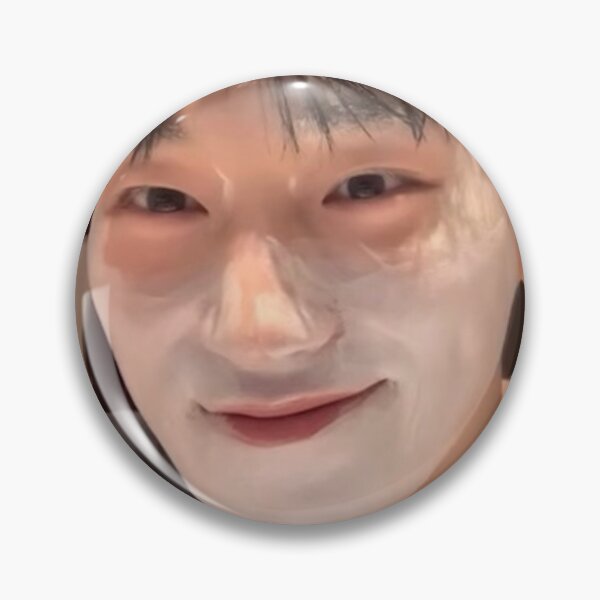 Item preview, San Skincare Routine Meme Pin designed and sold by MarTiny2000.