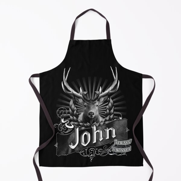 Item preview, Old-Timey Deer/Buck Label with John on it: A Vintage-Inspired Piece of Badassery designed and sold by PlaTolstoy.