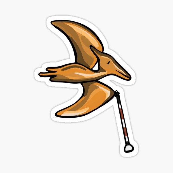 Item preview, Blind Pterodactyl designed and sold by InclusiveDinos.