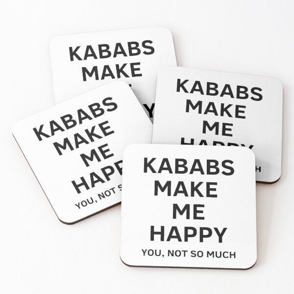 Item preview, kABABS MAKE ME HAPPY - Persian (iranian) design designed and sold by Persian Pride Official.