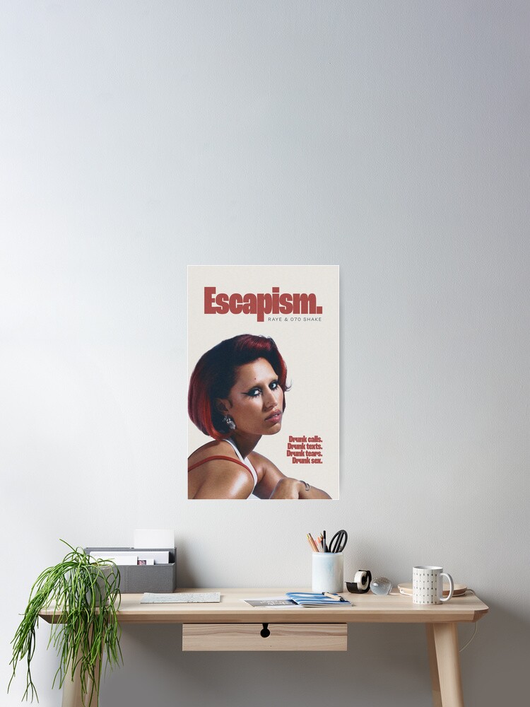 Thumbnail 2 of 3, Poster, raye escapism designed and sold by olivebranchshop.
