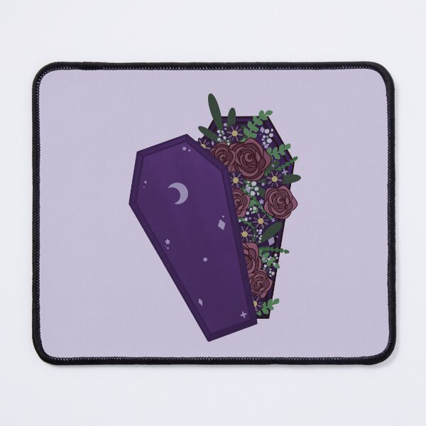 Item preview, Gothic Purple Floral Coffin  designed and sold by HannahRaeArts.