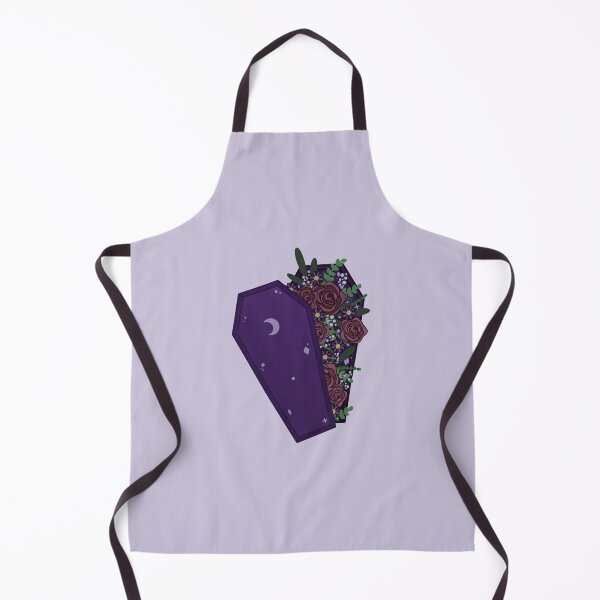 Item preview, Gothic Purple Floral Coffin designed and sold by HannahRaeArts.