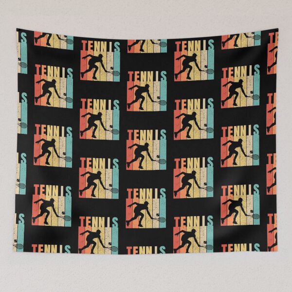 Aperçu de l'œuvre Tennis Rétro, Tennis Vintage créée et vendue par LaughingHorseCo.