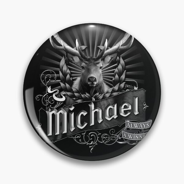 Item preview, Old-Timey Deer/Buck Label with Michael on it: A Vintage-Inspired Piece of Badassery designed and sold by PlaTolstoy.