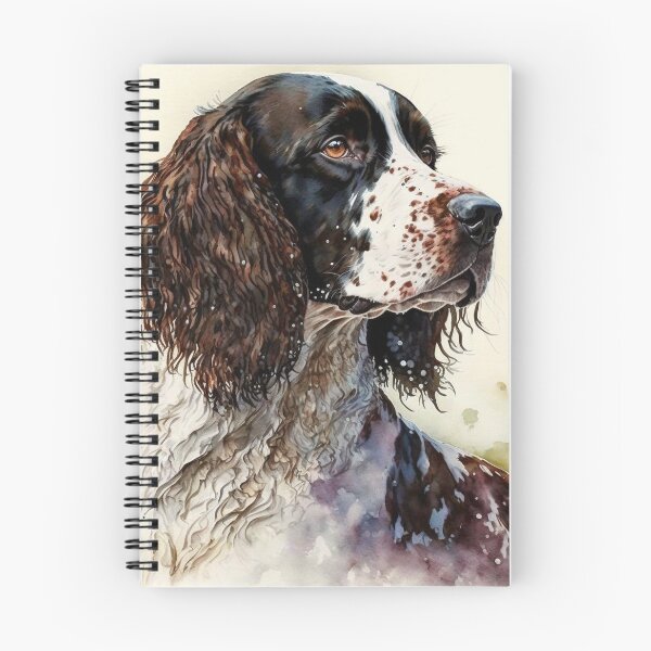 Item preview, English Springer Spaniel watercolor #5 designed and sold by Gypsykiss.