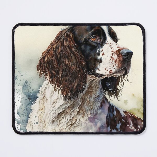 Item preview, English Springer Spaniel watercolor #5 designed and sold by Gypsykiss.