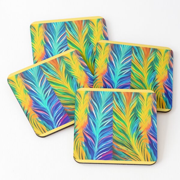 Item preview, Multitude of Colorful Feathers designed and sold by Athena Milonas.