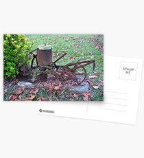 Antique Cultivator/Seed Spreader? Postcards