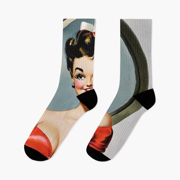 Item preview, Smiling Pinup Girl designed and sold by cutestpinups.