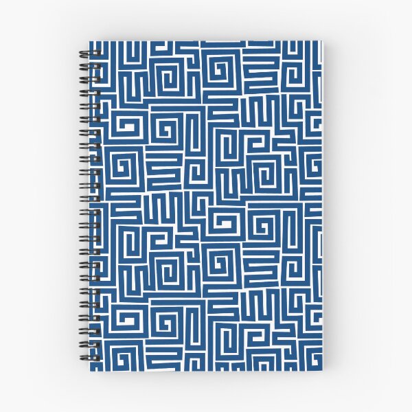 Item preview, Kuba Style Pattern 280922 - Shibori Blue on White designed and sold by Artberry.