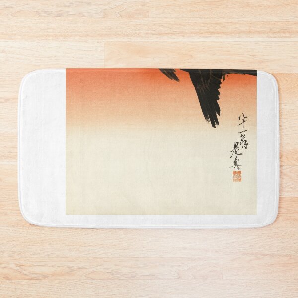 Item preview, Crows and Red Sky Vintage Japanese Print by Shibata Zeshin designed and sold by Oldetimemercan.