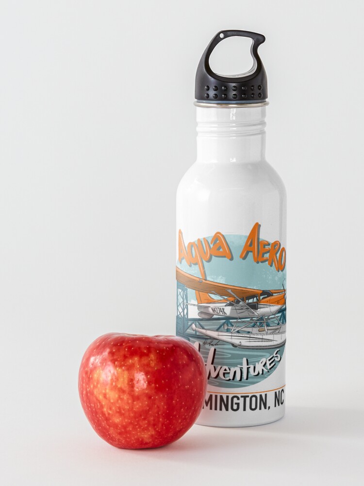 Alternate view of Aqua Aero Adventures and Seaplanes Wilmington NC Water Bottle