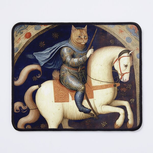 Item preview, Illumination of Cat on a horse designed and sold by MersaultMax.