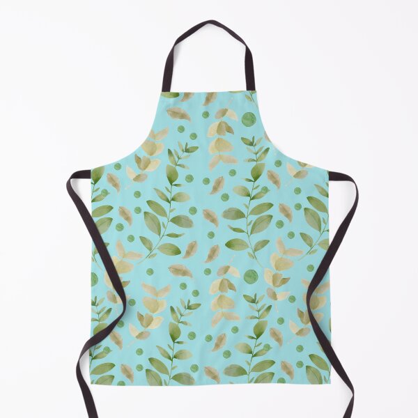Item preview, Soft and Subtle Watercolor Leaves Patern in Gold and Green Spring Aesthetic designed and sold by Ching Teoh.