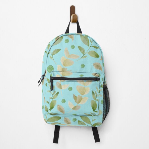 Item preview, Soft and Subtle Watercolor Leaves Patern in Gold and Green Spring Aesthetic designed and sold by Ching Teoh.