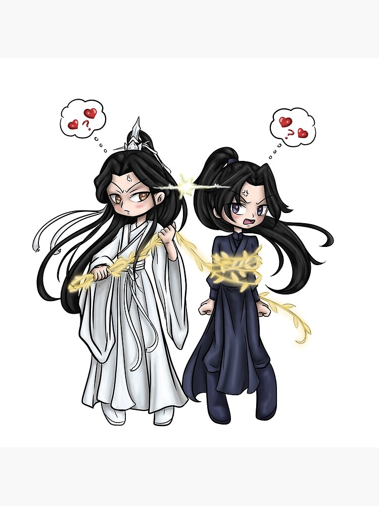 The husky and his white cat shizun  White cat, Drawing illustrations, Anime