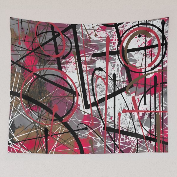 Item preview, Vibrant Pink Graffiti Art designed and sold by Printpix.