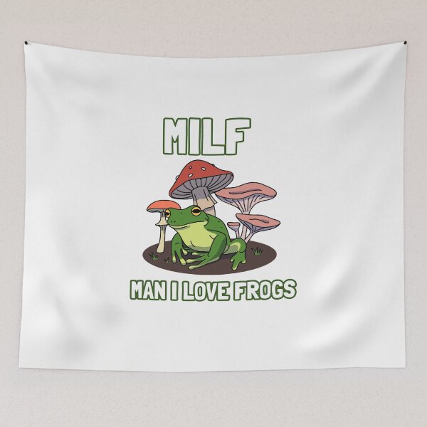 Item preview, Man I Love Frogs Frog  designed and sold by The Junto Shop.