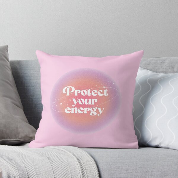 Item preview,  Protect Your Energy Aura Grainy Gradient  designed and sold by stickersworld31.