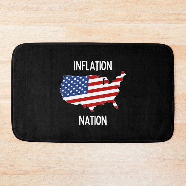 Item preview, Inflation Nation | Money | Expensive | USA | Map | Dark Background designed and sold by SidefatSayings.
