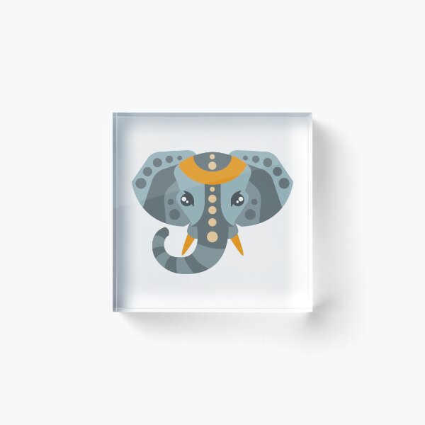 Item preview, Elephant African Animals Stylized Geometric Head designed and sold by topvectors.