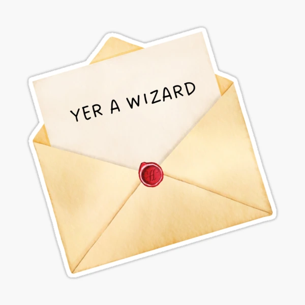 Yer a Wizard planner stamps