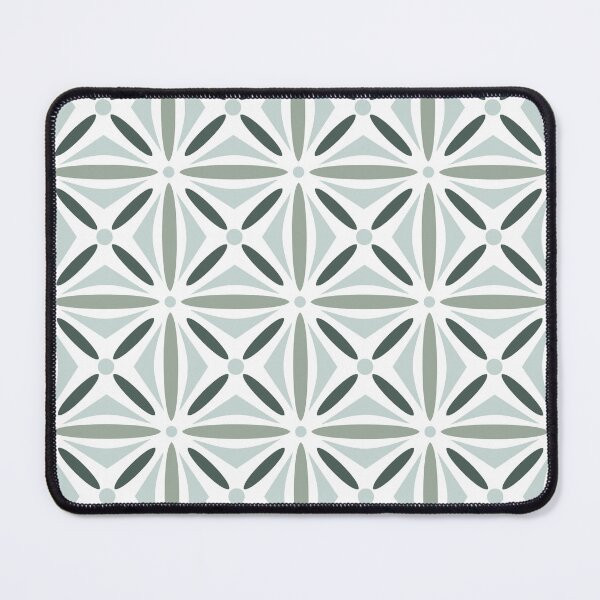 Item preview, Spanish Cement Tile Greens Number 53 designed and sold by Blue Daisy Studio.
