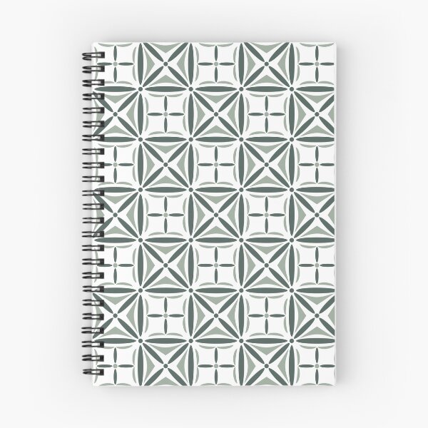 Item preview, Spanish Cement Tile Greens Number 63 designed and sold by Blue Daisy Studio.