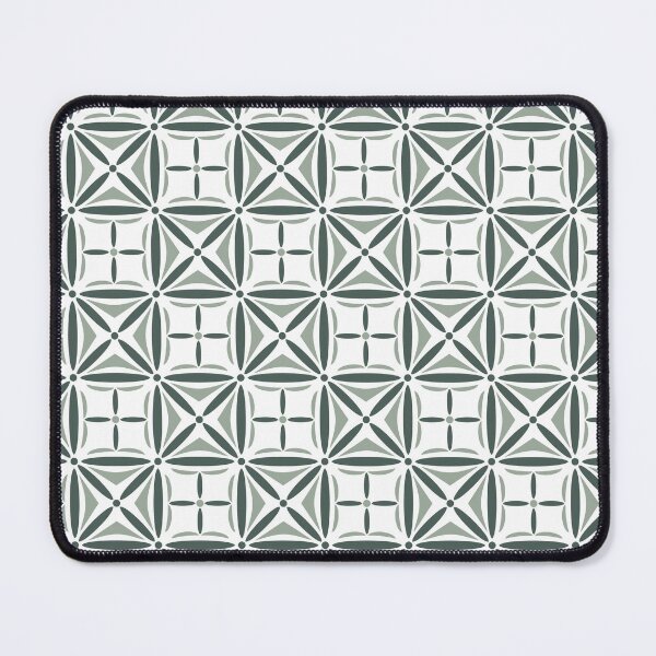 Item preview, Spanish Cement Tile Greens Number 63 designed and sold by Blue Daisy Studio.