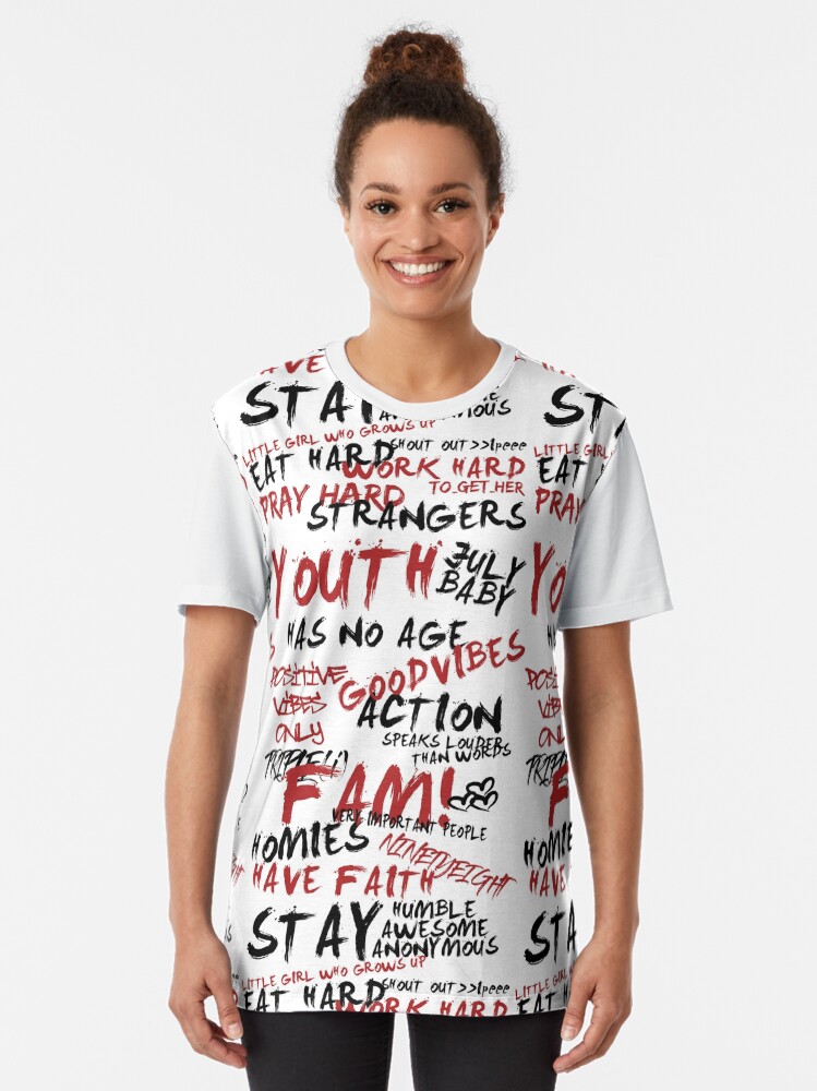 onegaigoto spray print tee⋆.˚⊹⁺ SPRAY WORDS