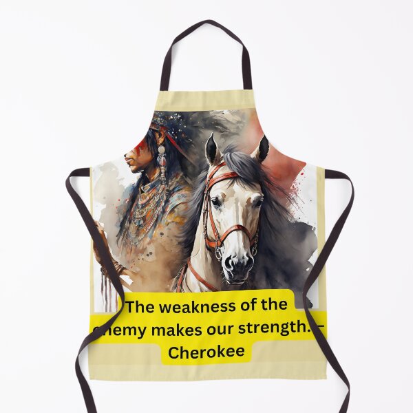 Item preview, Cherokee Indian on Horse with saying designed and sold by LGMmugsdesign.
