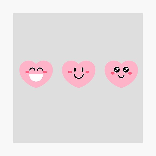 💖 Cute Blush Smile Kawaii Face (White)