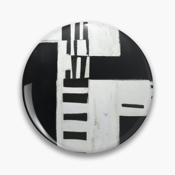 Artikelvorschau, Black and White Geometric Abstract Artwork - Maze Escape - Monotone entworfen und verkauft von Inomaly Art.
