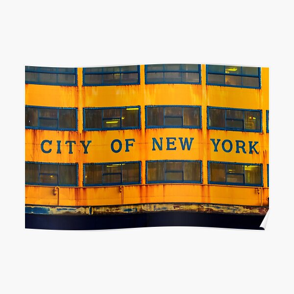 City of New York (Ferry) Poster