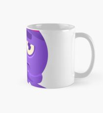 Snobbish lustige Krake im Zylinderhut Emoji Tasse