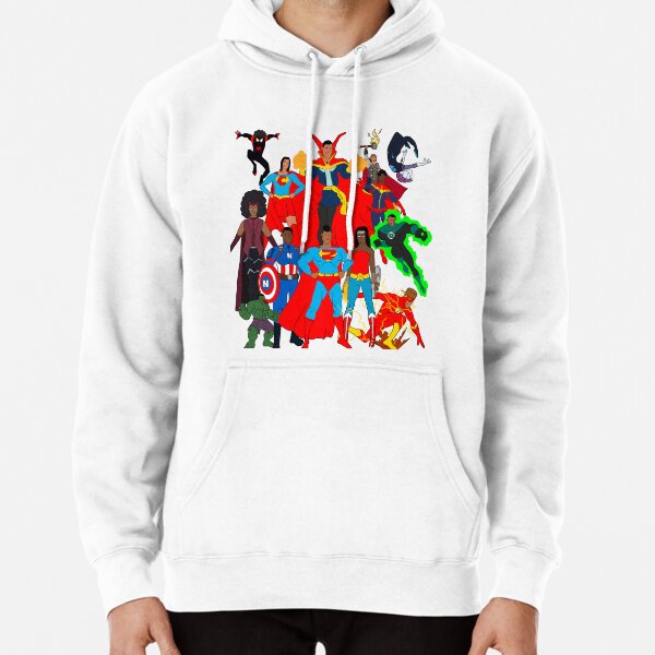 My cousins as superheroes Pullover Hoodie