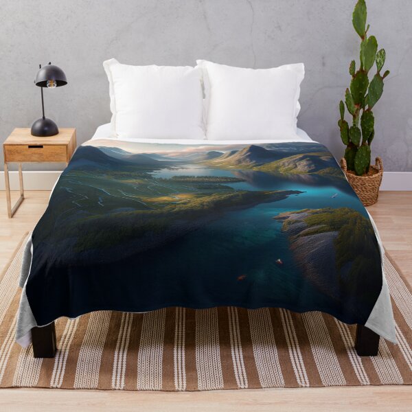 Item preview, A beautiful Scandinavian landscape painting designed and sold by Patrick Edwards.